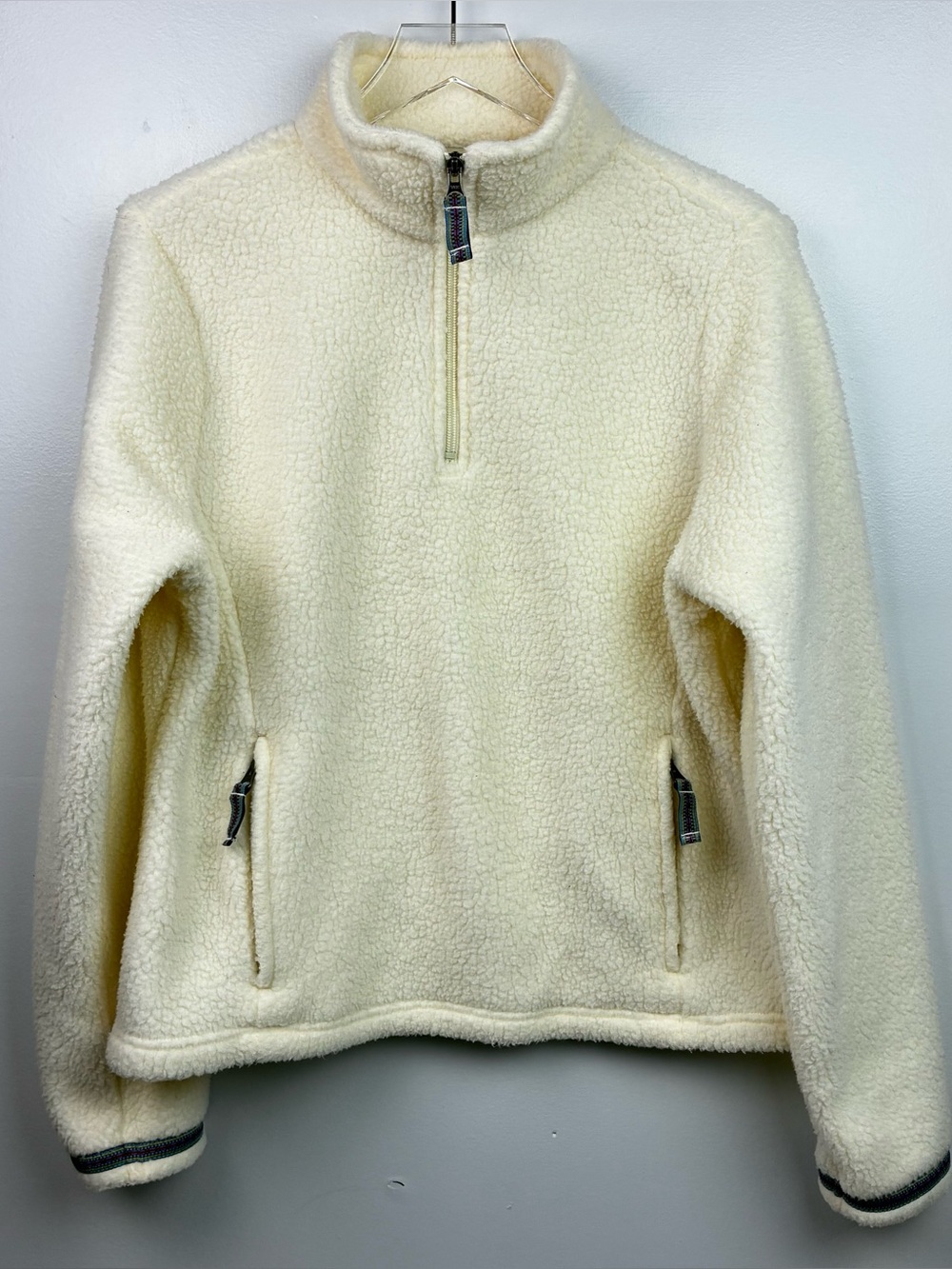 L.L. Bean Sherpa Fleece Quarter Zip Pullover - So Cute & Cozy!